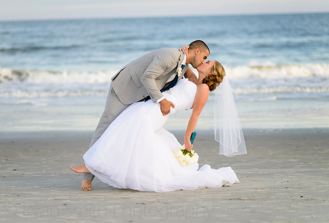 sesja ślubna na plaży